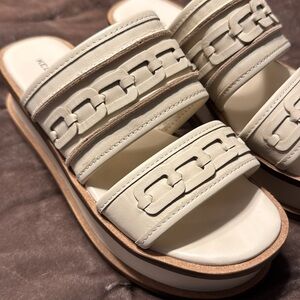 Kelsi Dagger Cream Sandals